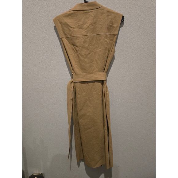 Hugo Boss Women's Belted Wrap Dress Brown Knee Length Size 6 NWT 595 - Picture 9 of 11